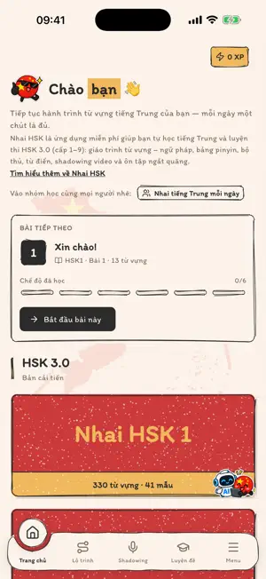 Nhai HSK - Tiếng Trung Bá Khí screenshot 1