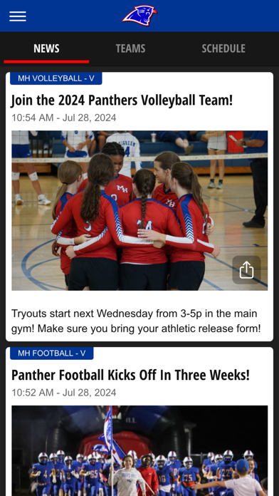 Mars Hill Bible Panthers Screenshot