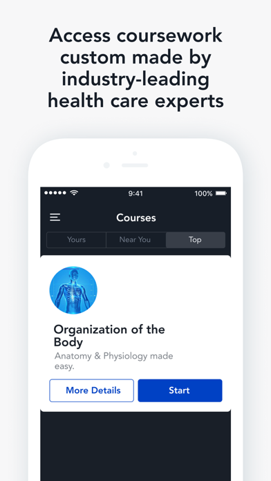 AMP Honors Program iPhone screenshot 4 - Medical app