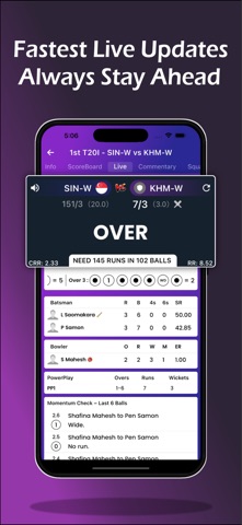 CricTime : Cricket Live Score Screenshot 3 of 6