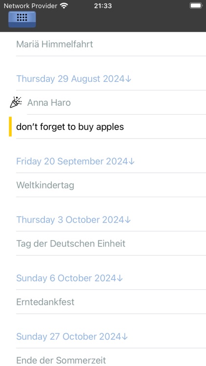 Your New Calendar