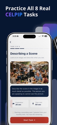 CELPIP Speaking AI: Test Prep Screenshot 1 of 4