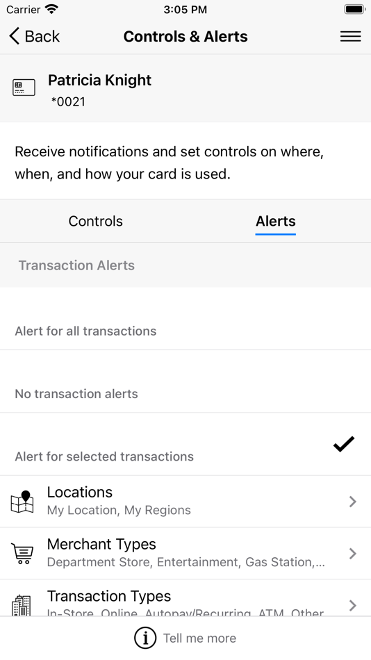 #5. Access Debit Card Control (iOS) 由: Access Credit Union