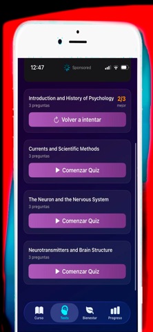 Psychology Course iPhone screenshot