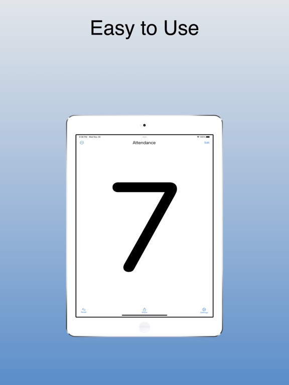SimpleTally - Tap to Count iPad screenshot 1 - Utilities app