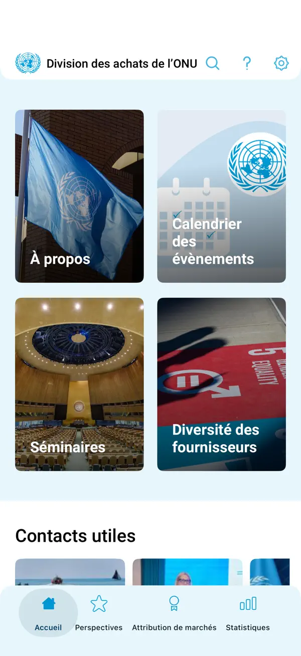 Screenshot #1 pour UN Procurement
