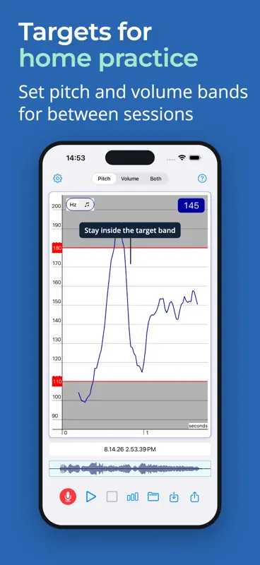 Voice Analyst: Pitch & Volume screenshot 5 of 7