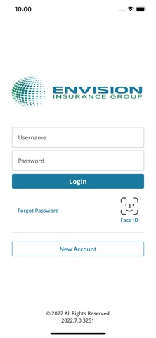 Envision Insurance Online app screenshot