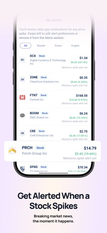 Stocks.News－Market Alerts iPhone screenshot 3