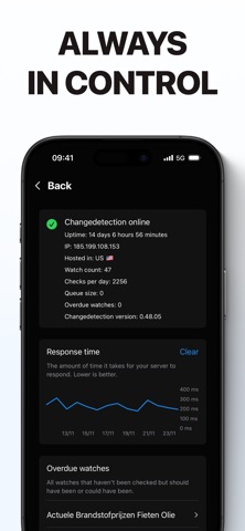 Changemonitor screenshot