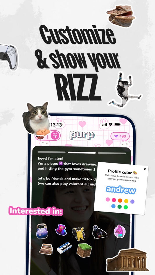 #3. purp - Make new friends (iOS) 由: PURP TECNOLOGIA LTDA
