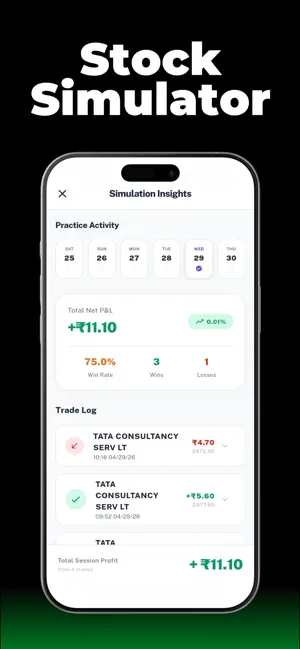 Trading Simulator NSE screenshot 3