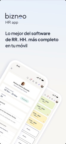 BizneoHR iPhone screenshot 1