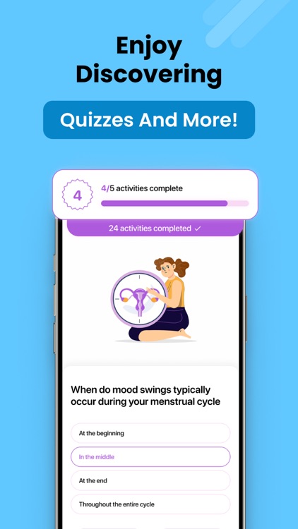 Ove - THE Period App for Teens screenshot-4