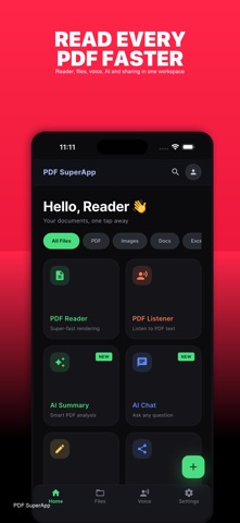 PDF SuperApp: Reader & AI Screenshot 1 of 7