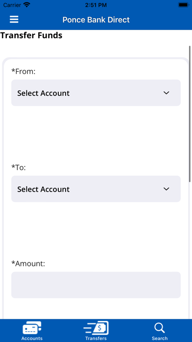 Ponce Bank Direct Screenshot