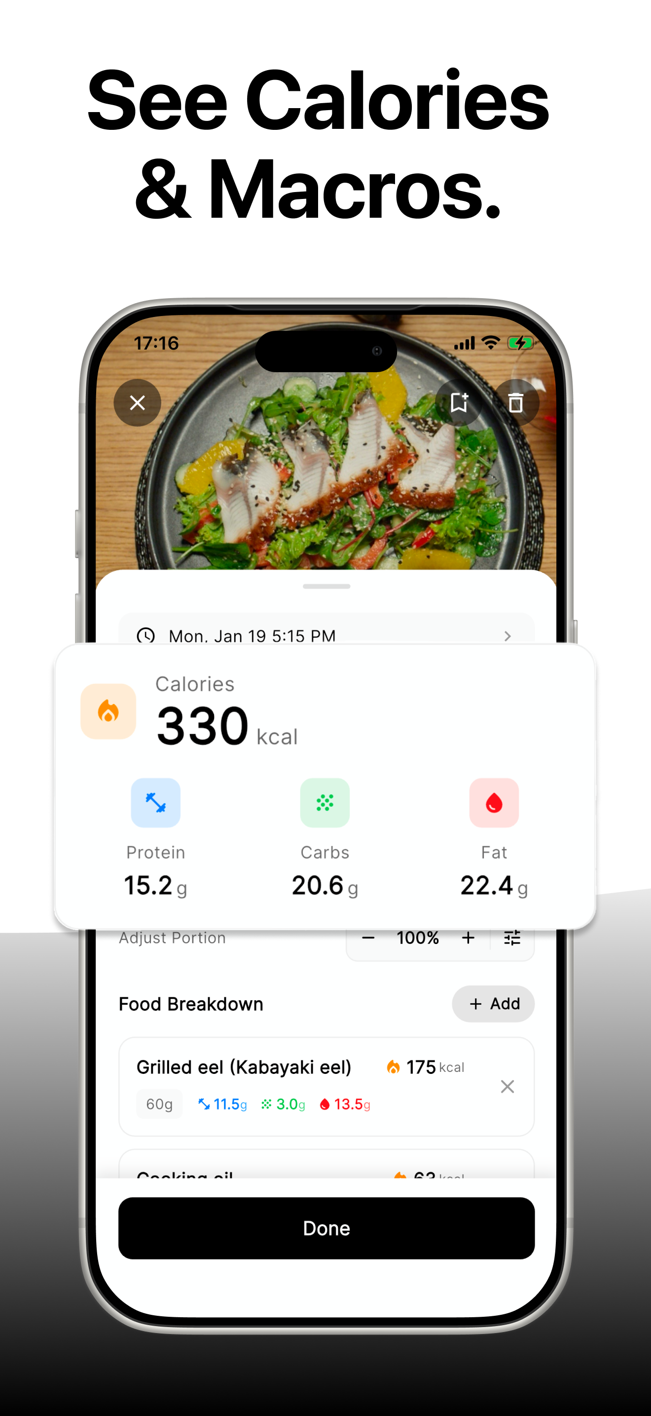Fitlog - AI Macro Food Tracker screenshot 3