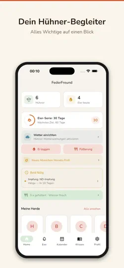 Screenshot von FederFreund auf dem iPhone 1