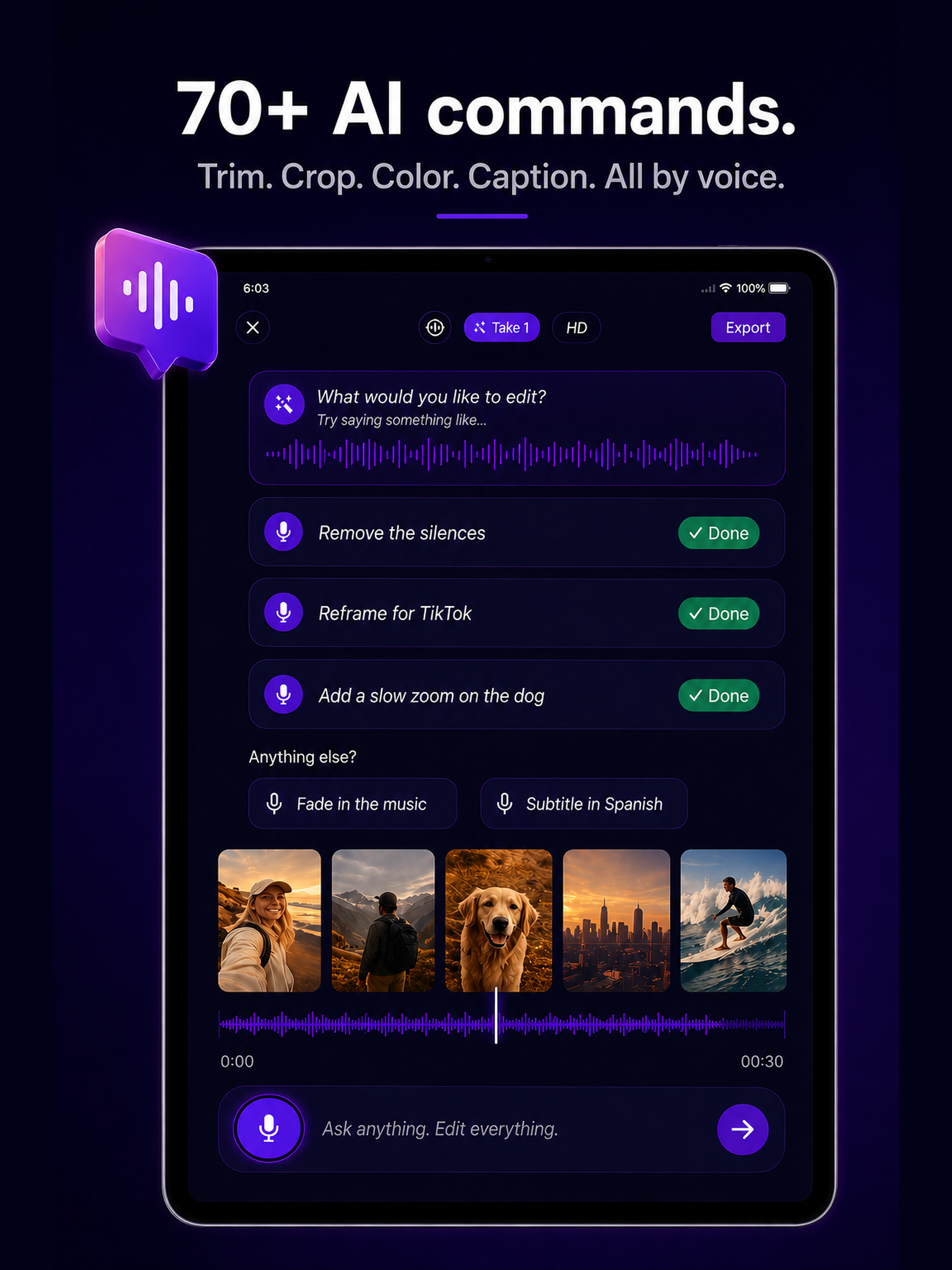 AI Video Editor & Maker – Talk screenshot 13