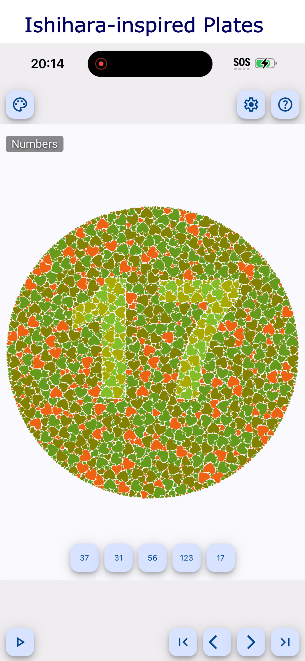 Ishihara Color Blind Test