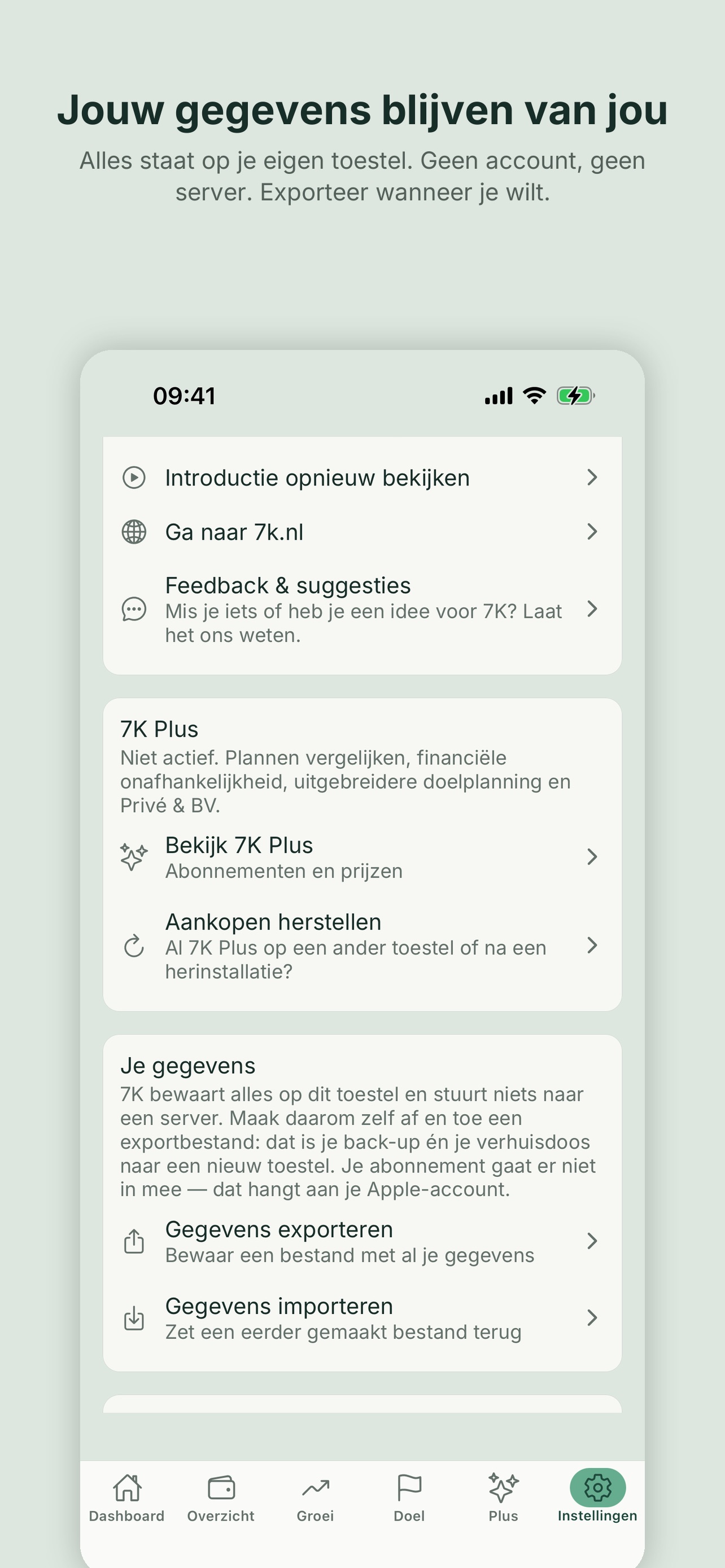 Screenshot 10 of 7K – Vermogen & Planning