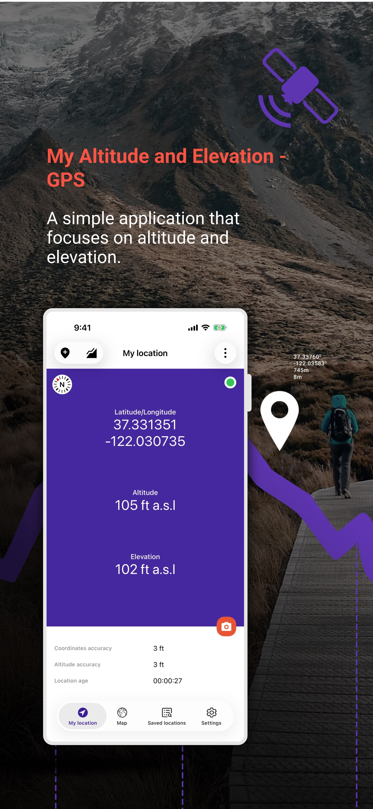 My Altitude and Elevation GPS