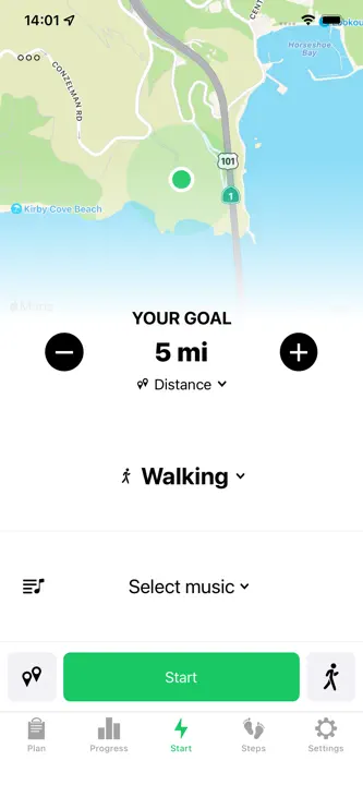Running Walking Tracker Goals: Screenshot 2 von 10