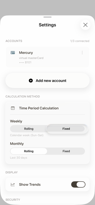 Big Numbers: Budget Tracker Screenshot 3 of 4