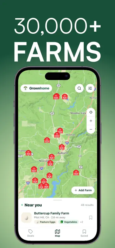 Grownhome - Local Farm Finder screenshot 1 of 4