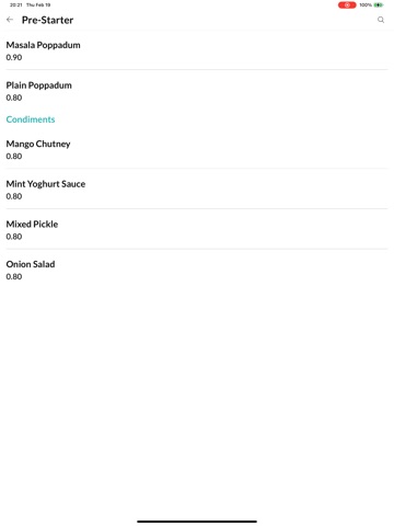 Kerala Flavours iPad screenshot