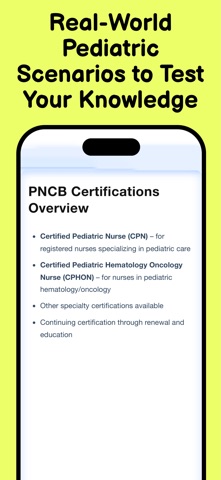 PNCB Pediatric Nurse Exam Prep screenshot
