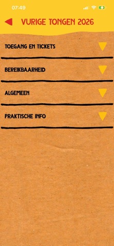 Vurige Tongen 2026 iPhone screenshot