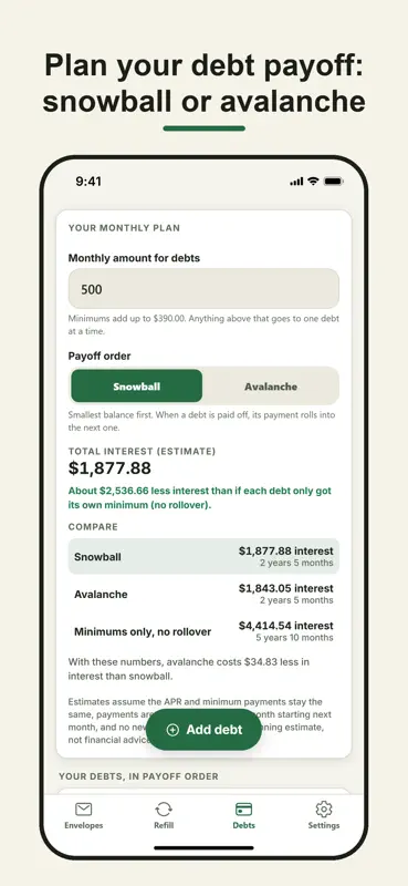 Envelo: Cash Stuffing Budget screenshot 4 of 6