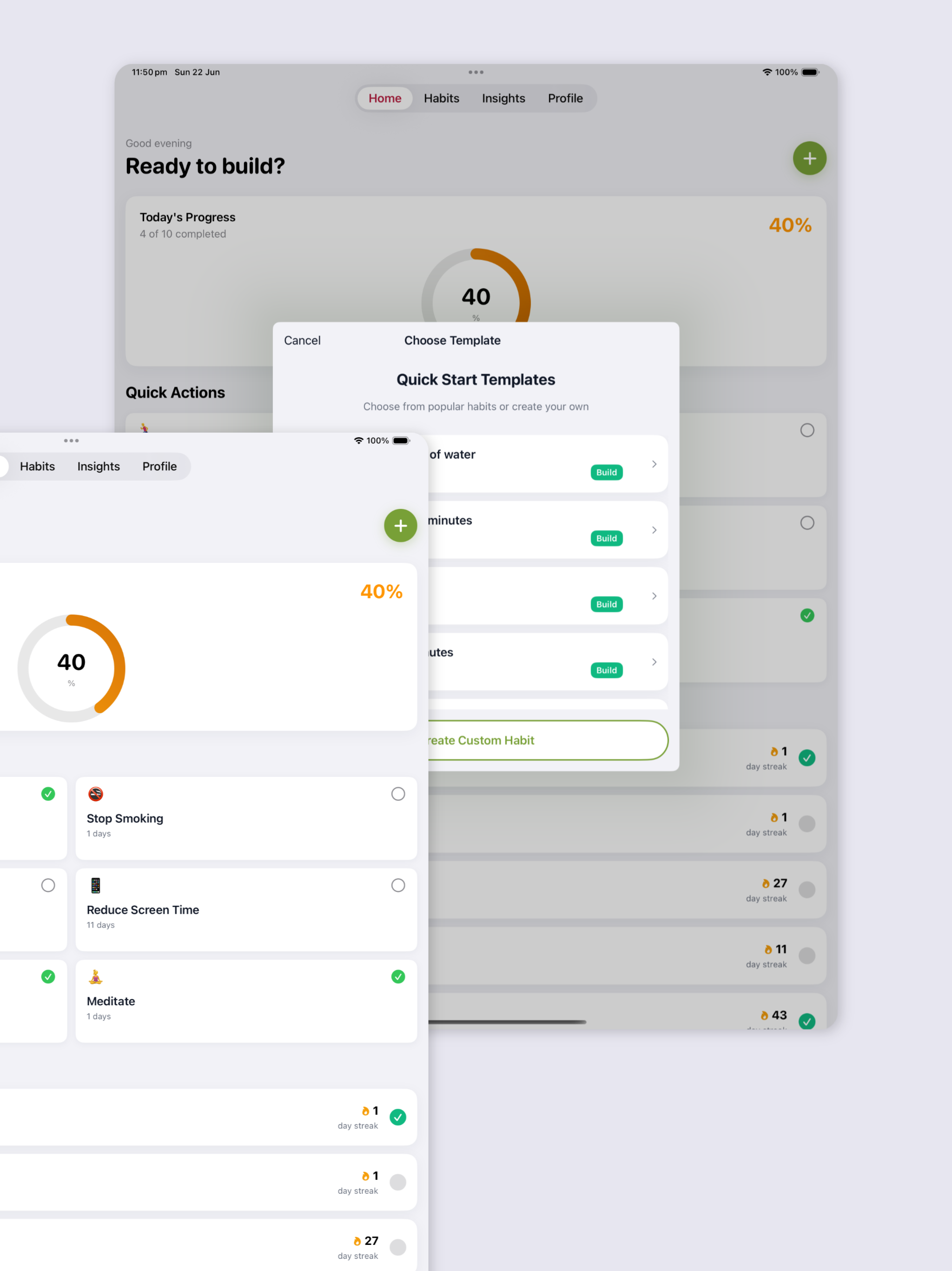 Streakify Habit & Life Tracker