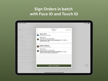 Practitioner Engagement iPad screenshot