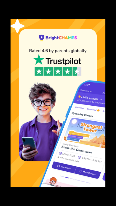 Screenshot #1 pour BrightCHAMPS Learner App