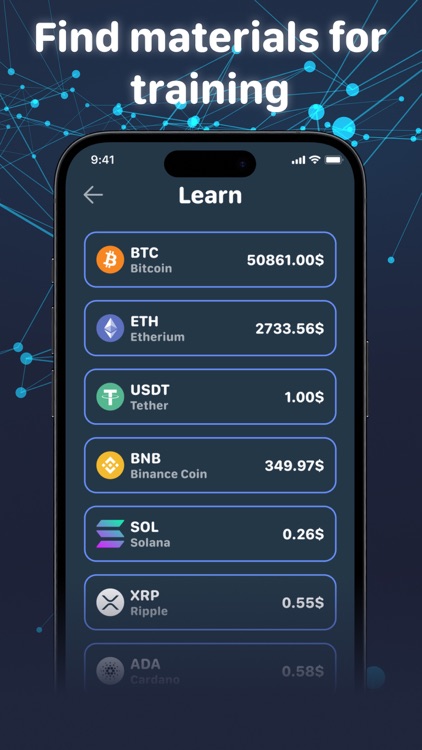 Crypto Match - learning app
