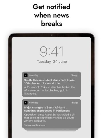 Newsday: SA Breaking News iPad screenshot 3