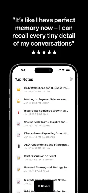 Aı Note Taker - YapNote screenshot 3