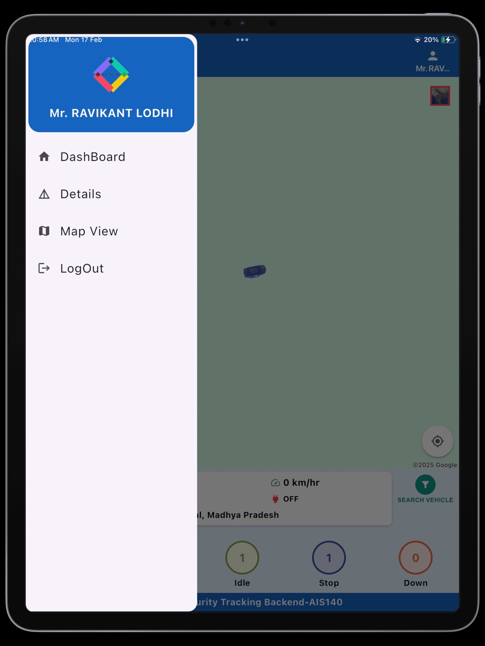 iPad screenshot
