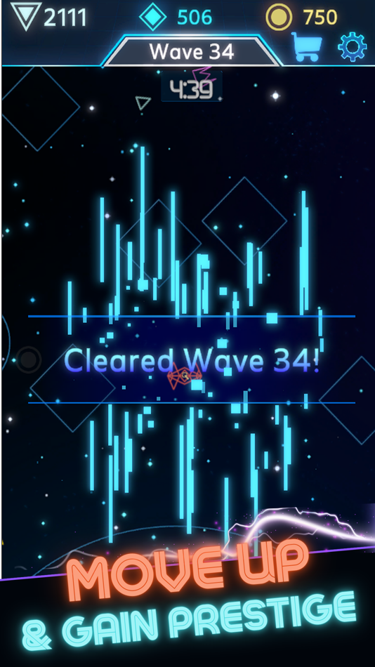 #8. Asteroids: Idle Challenge (iOS) 由: Daedalus Lab LLC