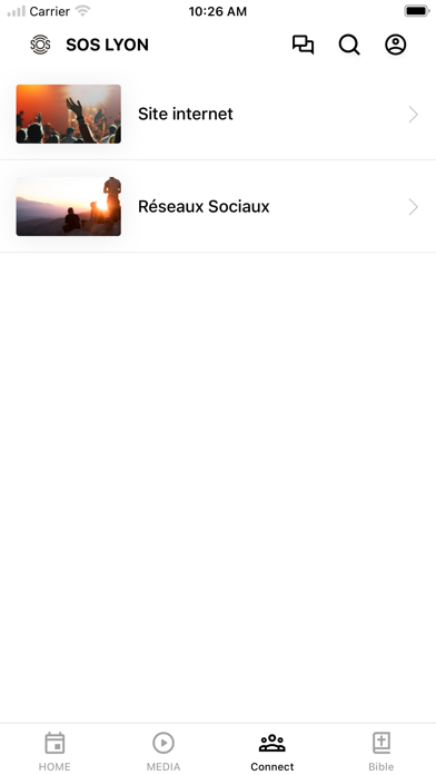 EGLISE SOS LYON iPhone screenshot