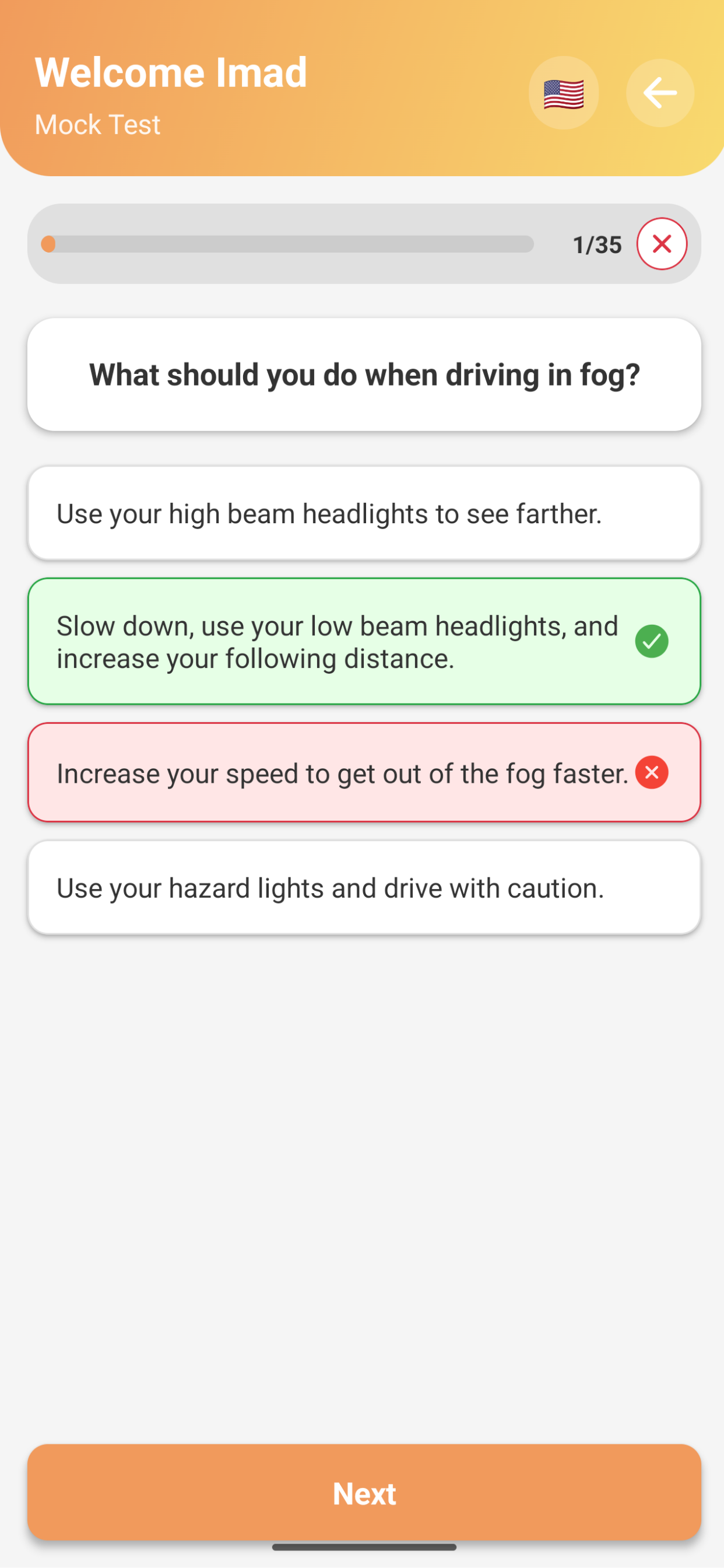 Road Sign Tests RTA UAE screenshot 7