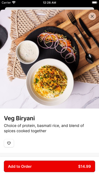 Spice Grill Indian Cuisine iPhone screenshot 4 - Food & Drink app