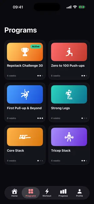 Repstack: Calisthenics screenshot 2