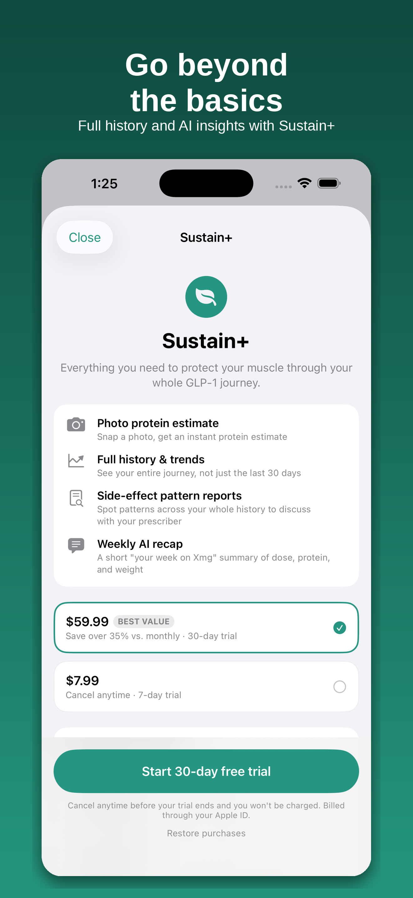 Sustain: GLP-1 Companion screenshot 7