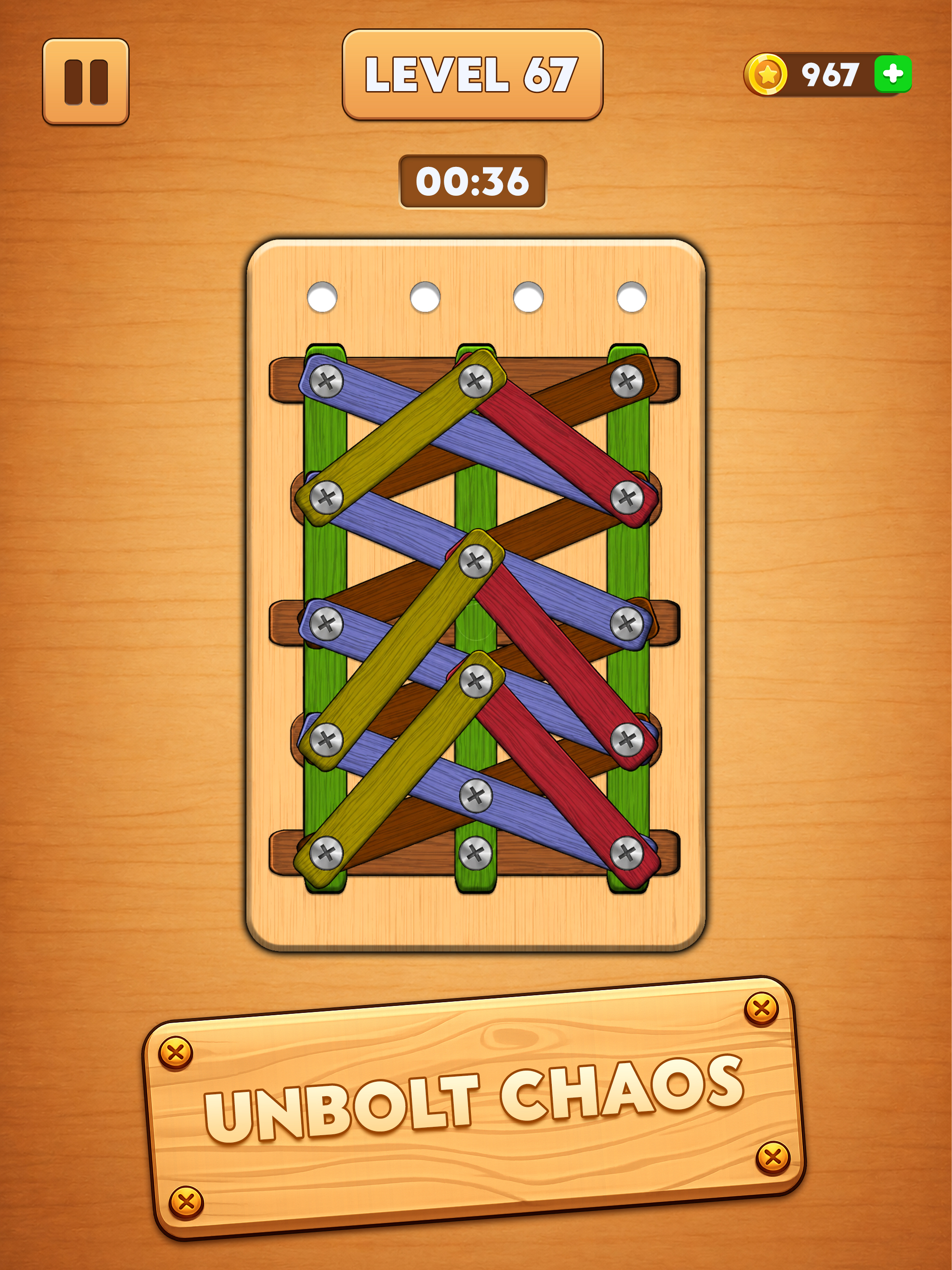 Woodoku IQ: Screw Pin Quest screenshot 9