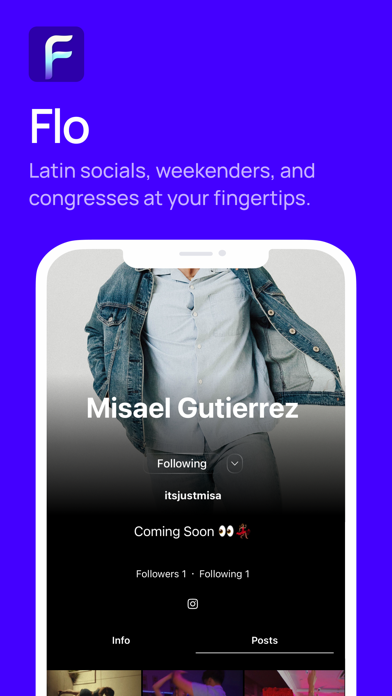 Baile Flo iPhone screenshot 1 - Social Networking app