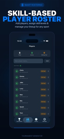 Tournament Generator: Brackets Screenshot 4 of 6