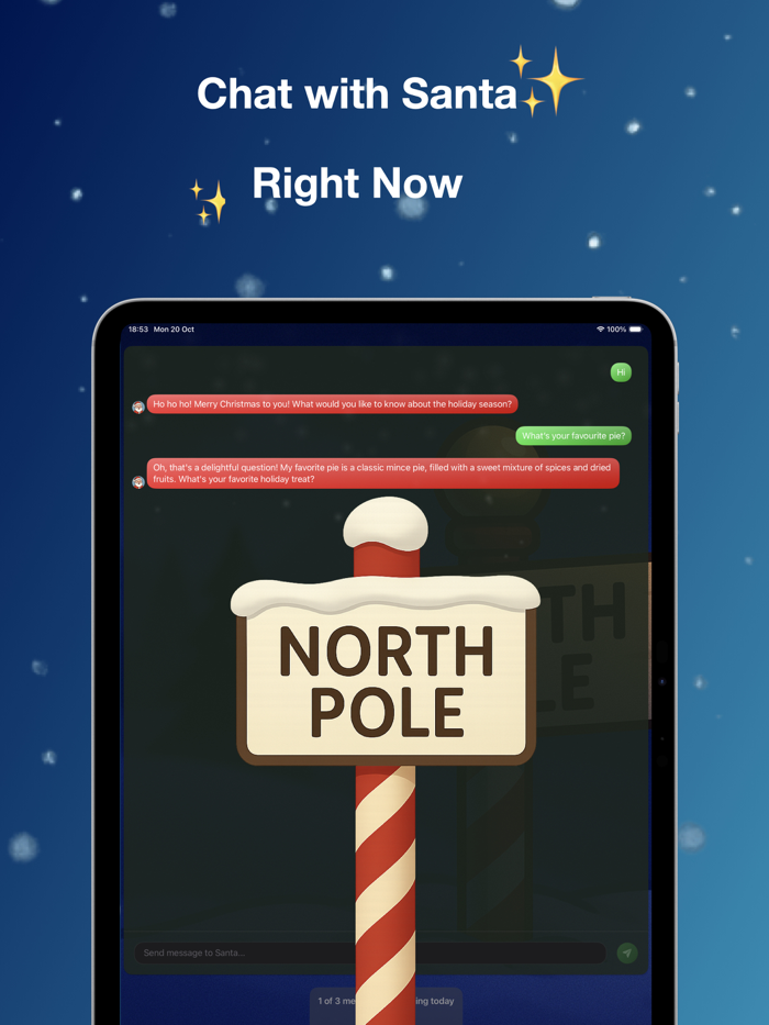 Chat with Santa AI Magic